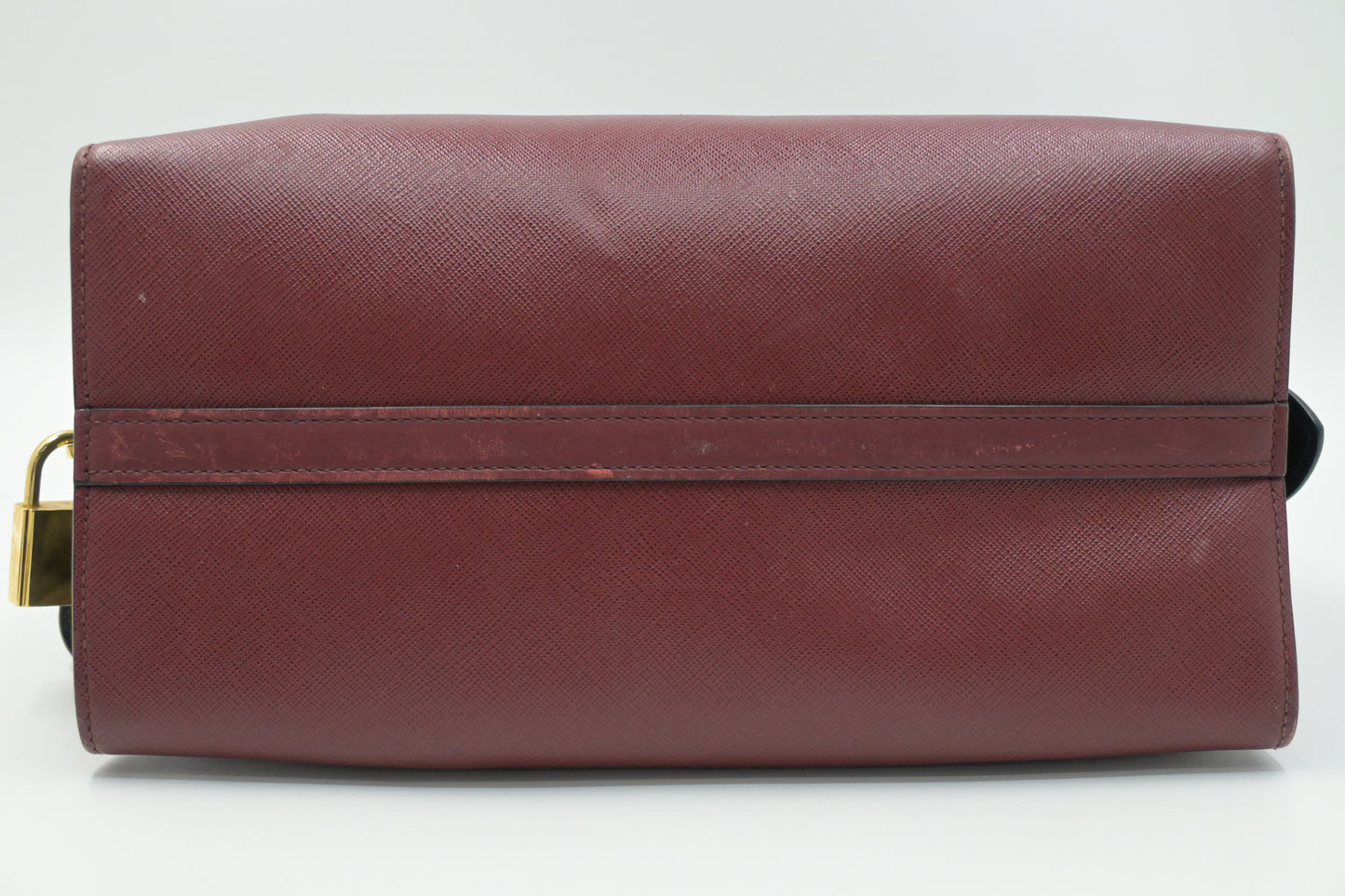 Prada Esplanade 2way Bag in Red and Black Leather