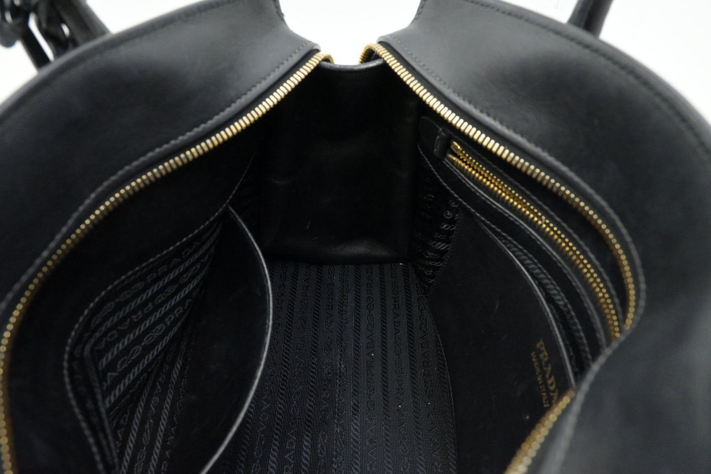 Prada Esplanade 2way Bag in Red and Black Leather