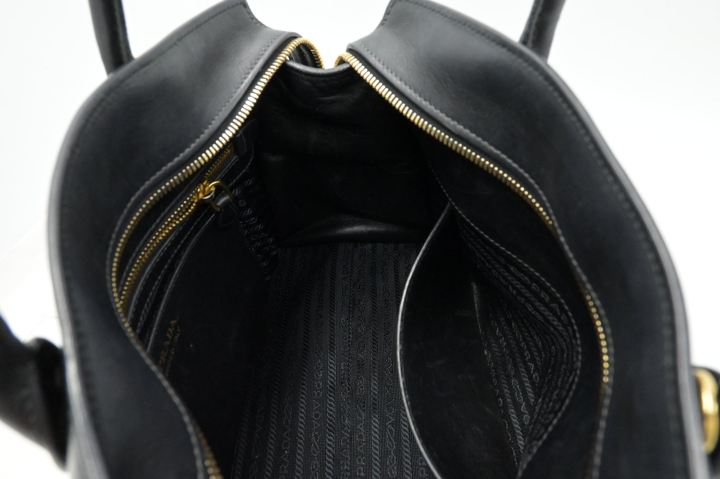 Prada Esplanade 2way Bag in Red and Black Leather