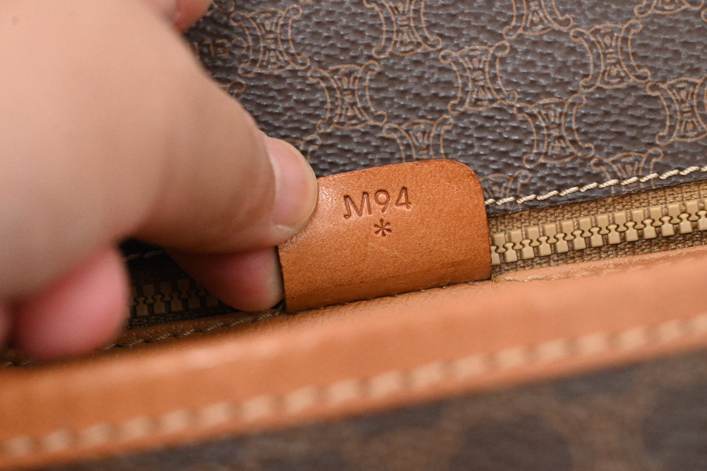 Celine Crossbody Bag in Brown Macadam Canvas
