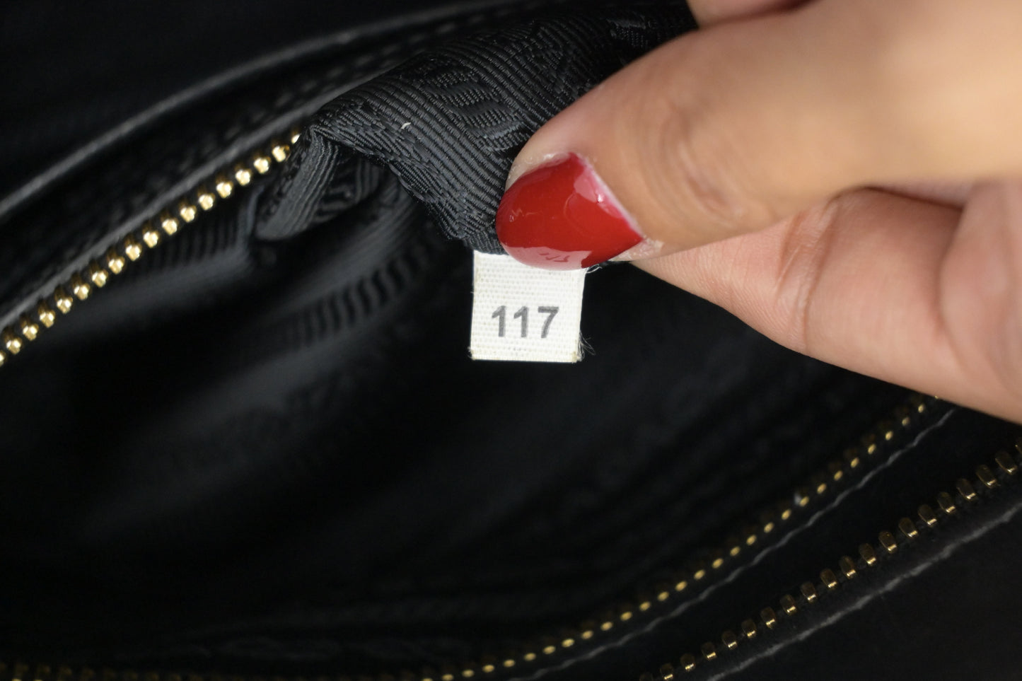 Prada Esplanade 2way Bag in Red and Black Leather