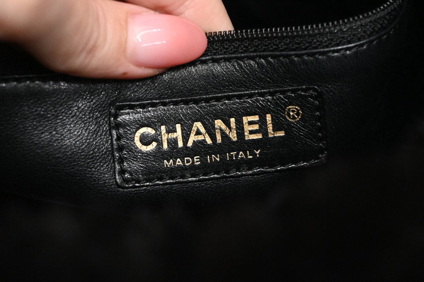 Chanel Shoulder Bag in Dark Brown Rabbit Fur