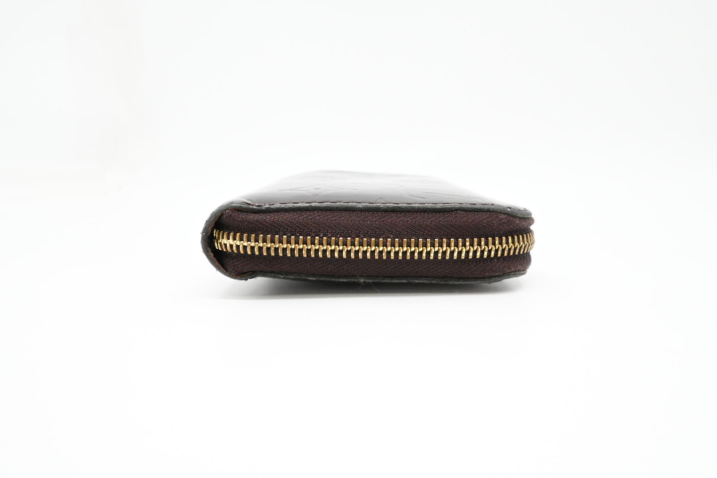 Louis Vuitton Long Zippy Wallet in Amarante Vernis Leather