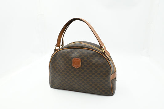Celine Handbag in Brown Macadam Canvas