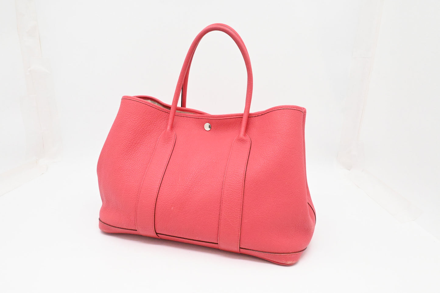 Hermes Garden Party 36 in Pink Negonda Leather