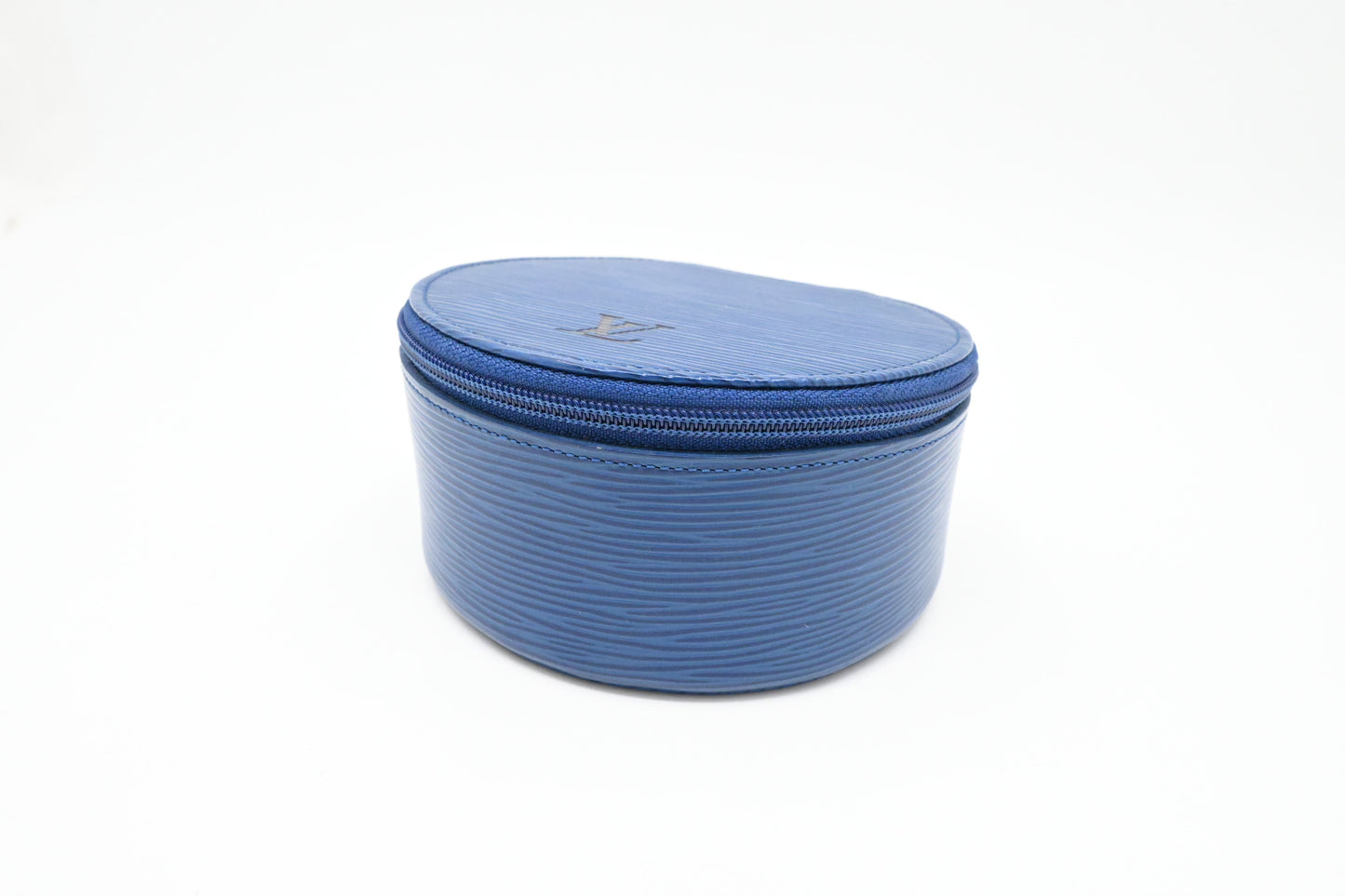 Louis Vuitton Jewelry Box in Epi Blue Leather