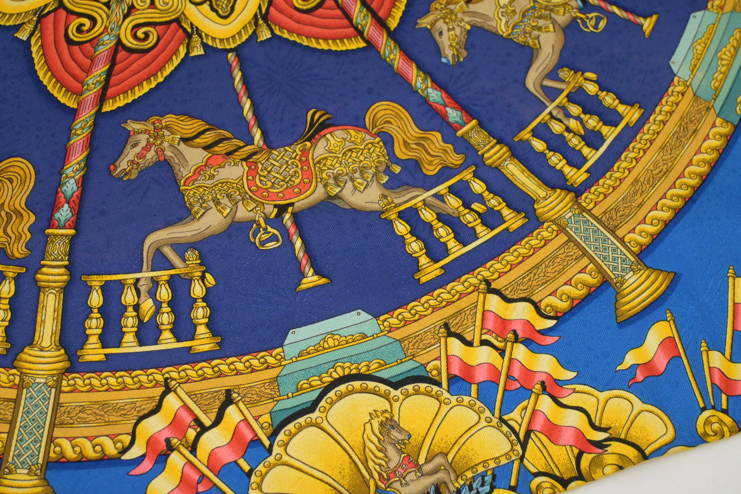 Hermes Luna Park in Silk and Angora