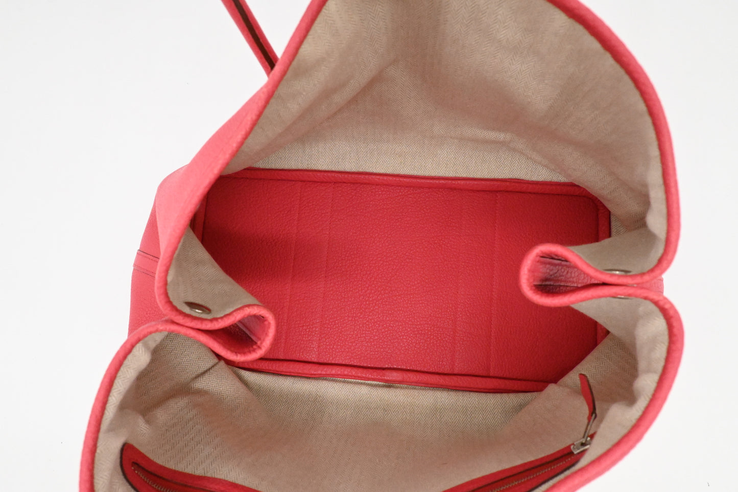 Hermes Garden Party 36 in Pink Negonda Leather