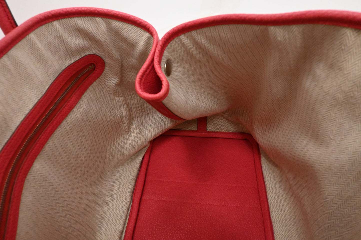 Hermes Garden Party 36 in Pink Negonda Leather