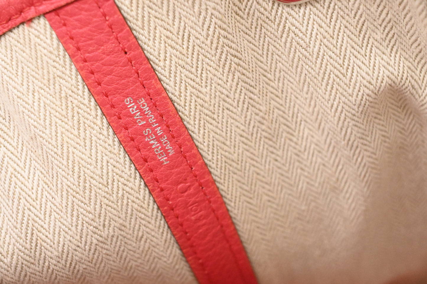 Hermes Garden Party 36 in Pink Negonda Leather