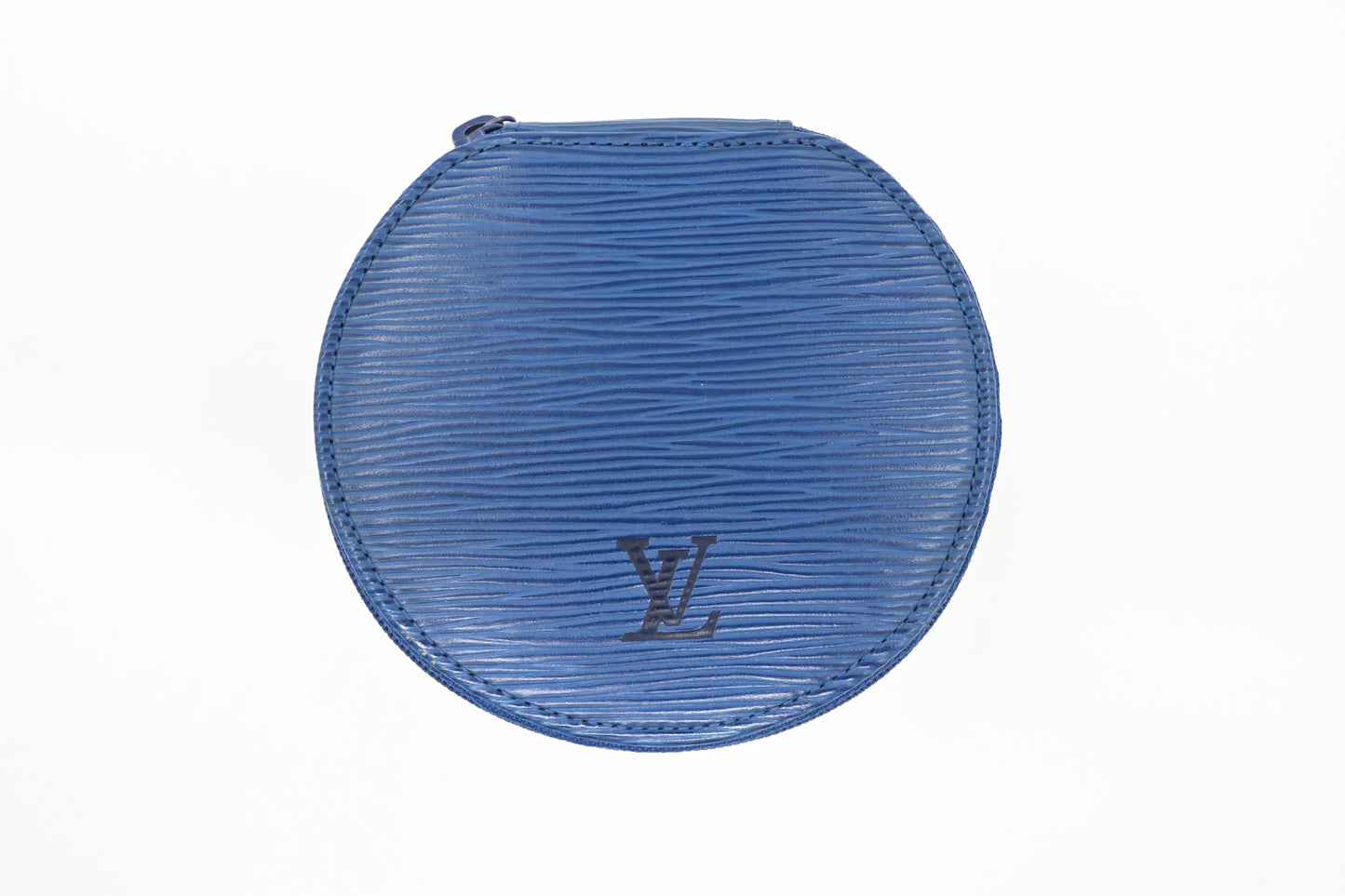 Louis Vuitton Jewelry Box in Epi Blue Leather
