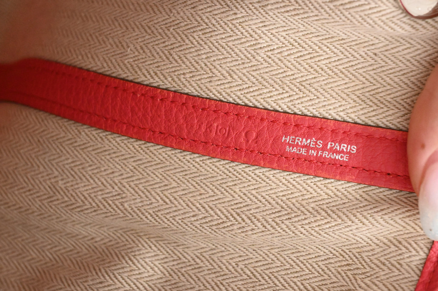 Hermes Garden Party 36 in Pink Negonda Leather