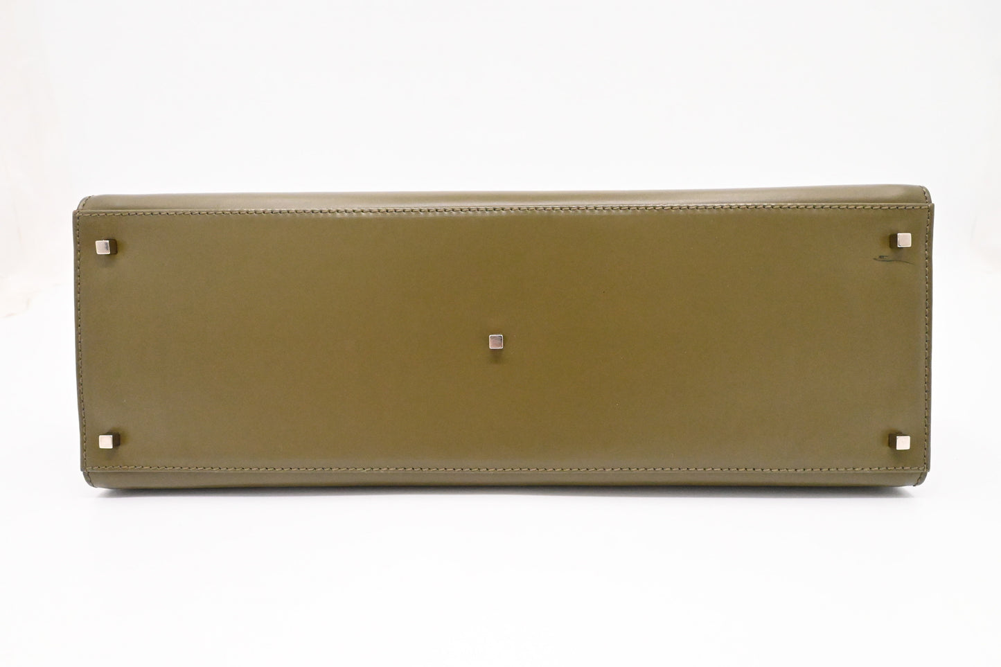 Ferragamo Handbag in Olive Green Leather