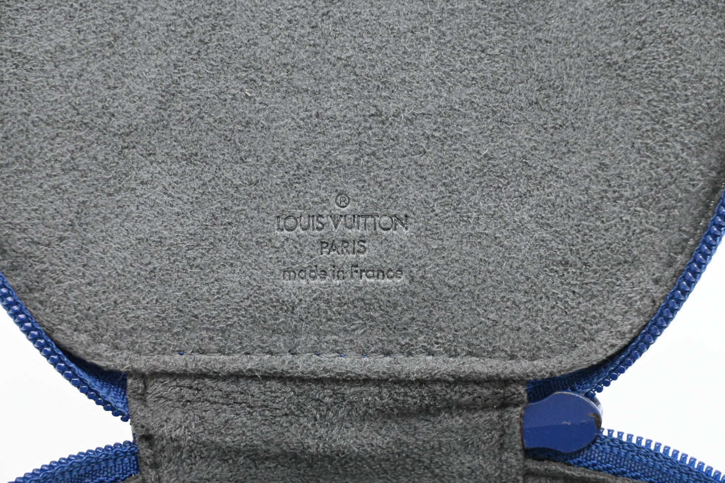 Louis Vuitton Jewelry Box in Epi Blue Leather