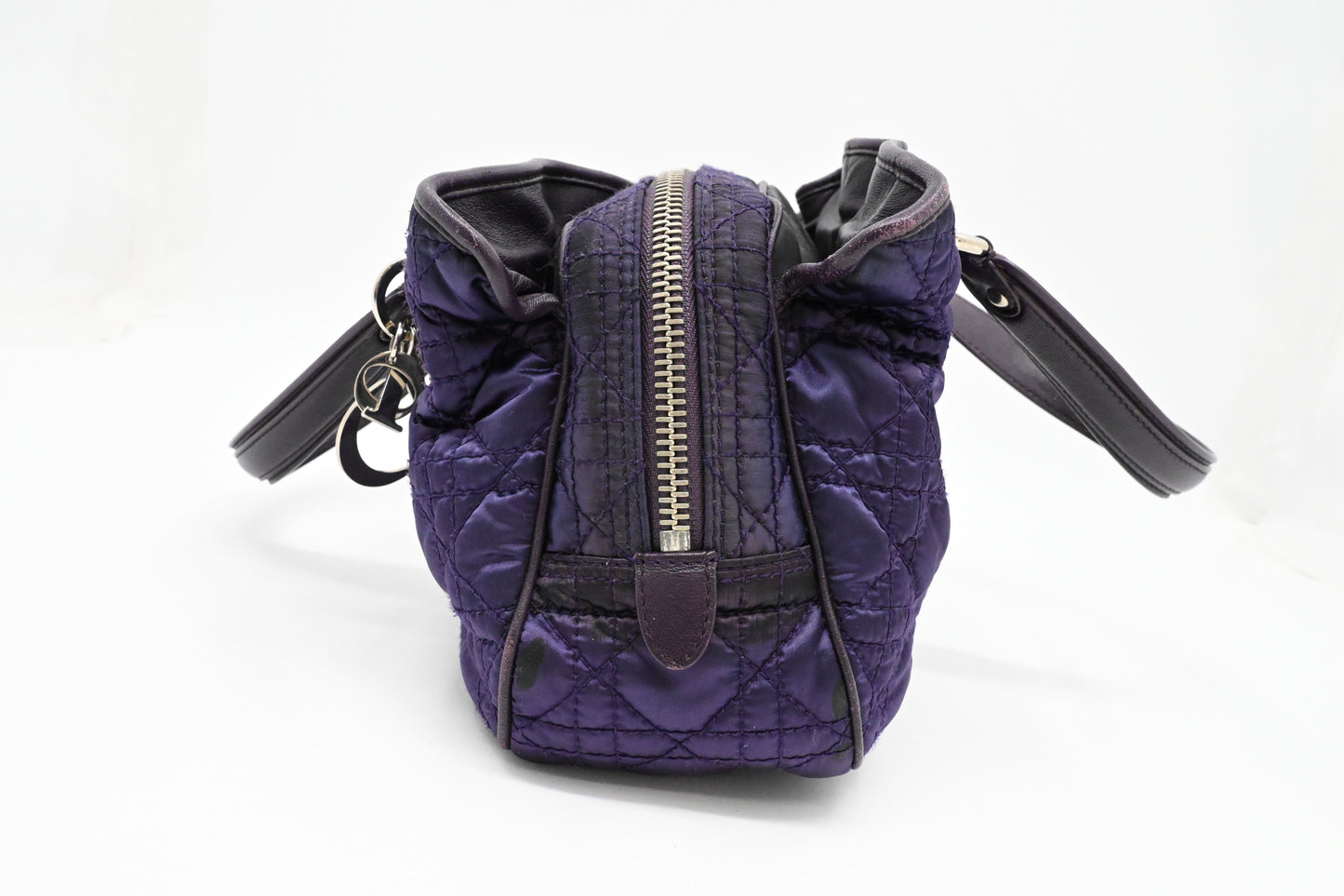 Dior Charming Lock in Purple Cannage Nylon
