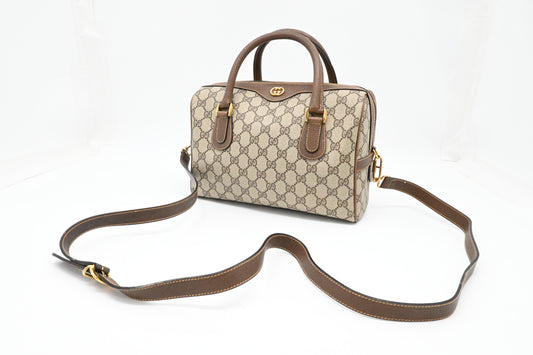 Gucci Boston Bag in GG Supreme Canvas