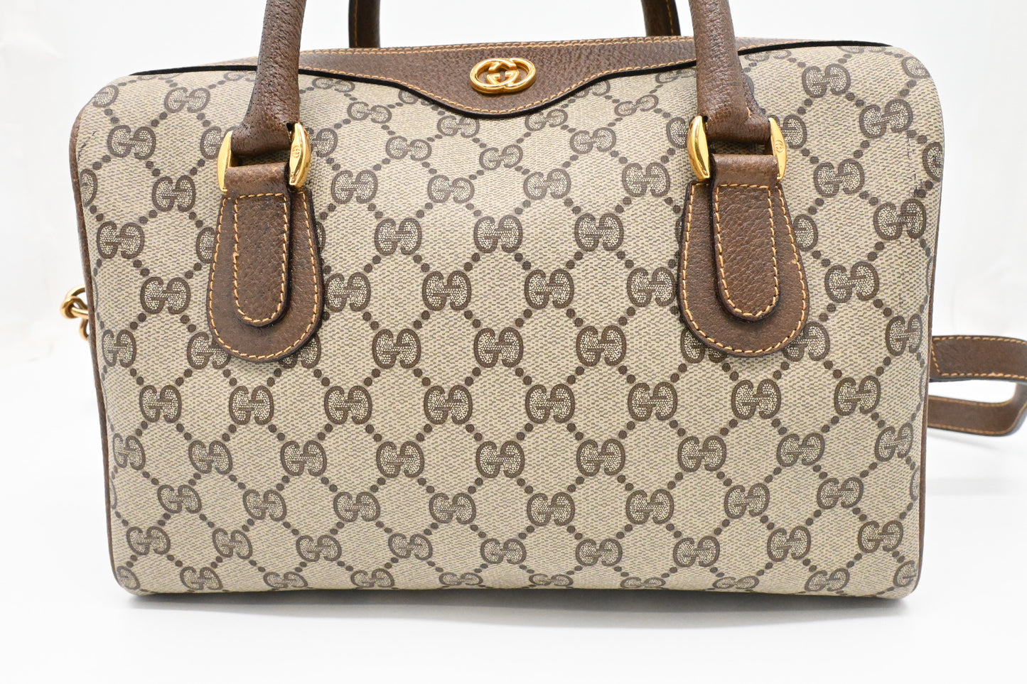Gucci Boston Bag in GG Supreme Canvas