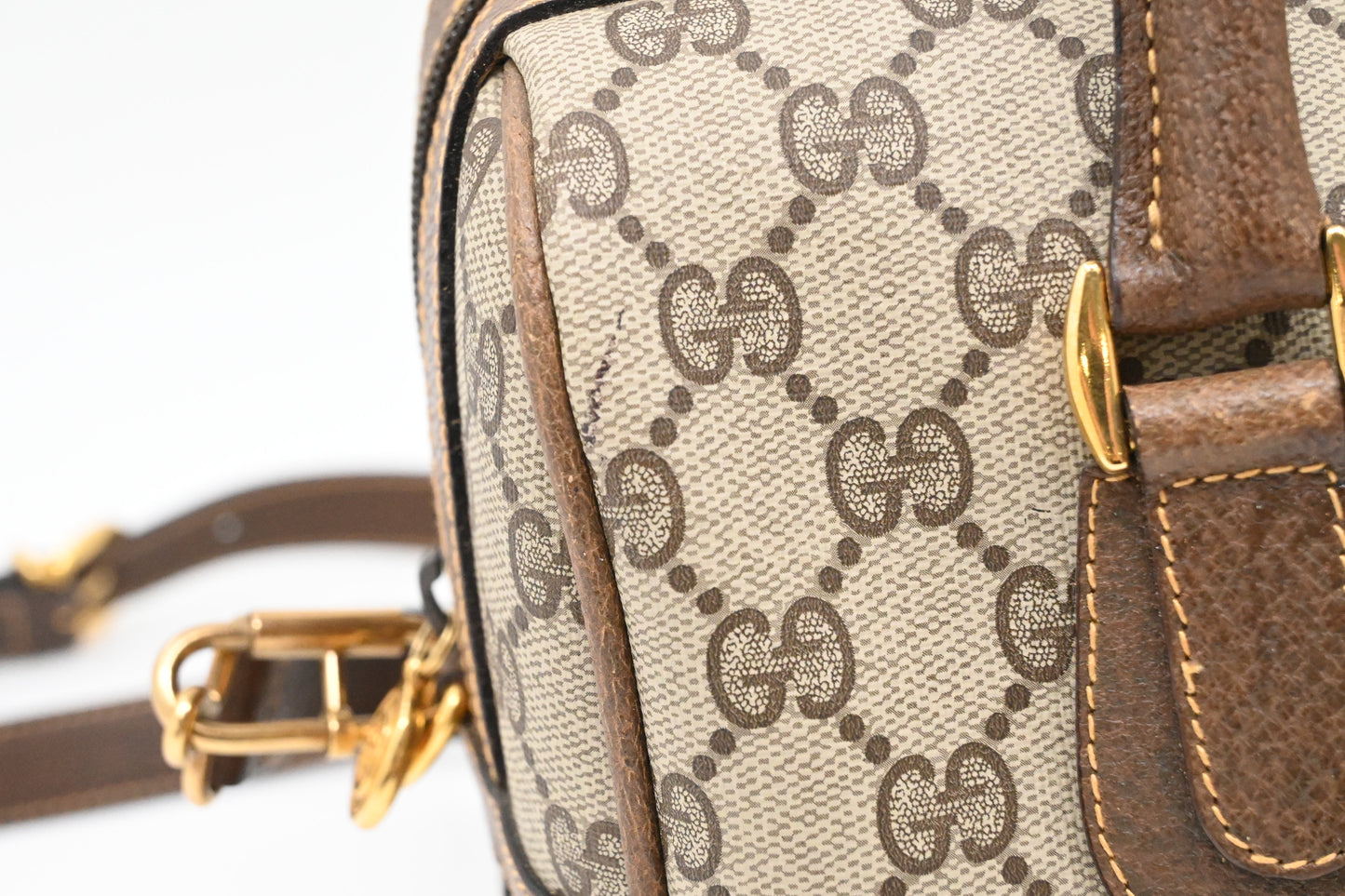 Gucci Boston Bag in GG Supreme Canvas