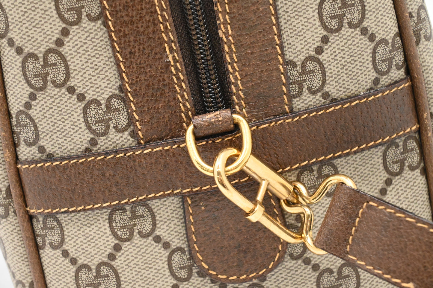 Gucci Boston Bag in GG Supreme Canvas