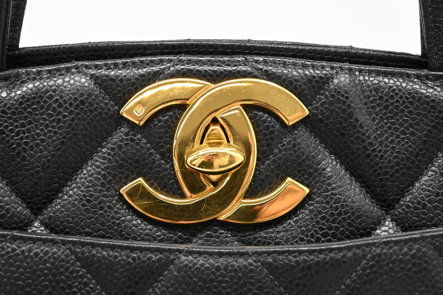 Chanel Tote Bag in Black Caviar Leather