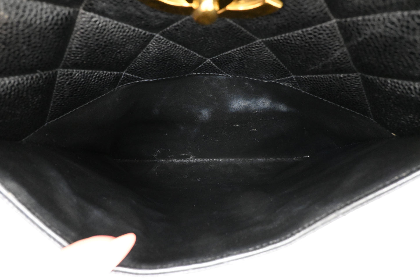 Chanel Tote Bag in Black Caviar Leather