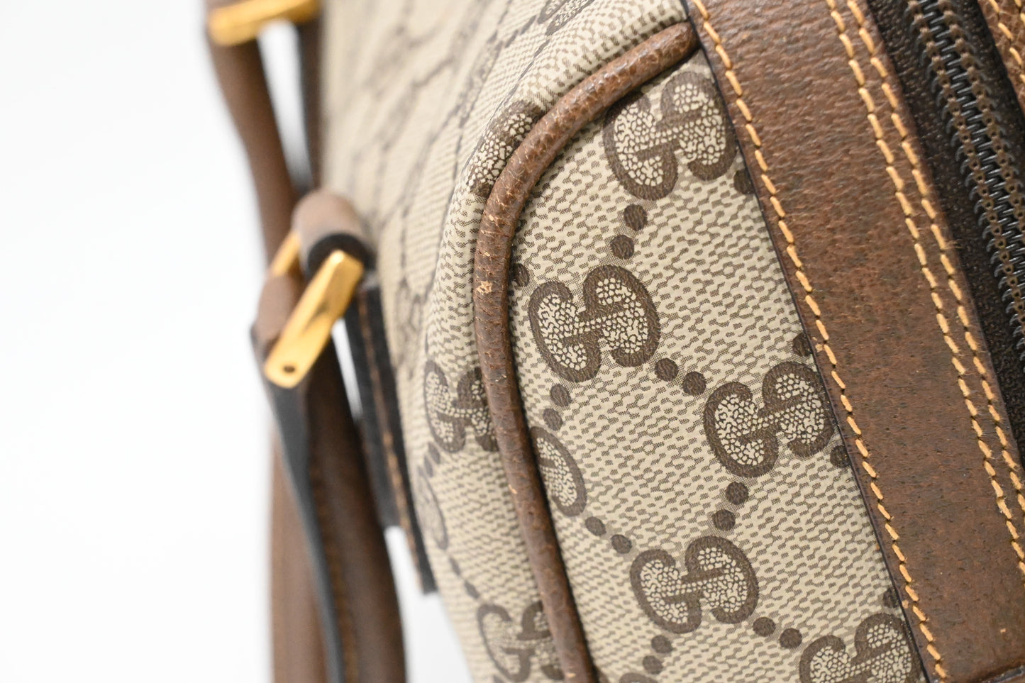 Gucci Boston Bag in GG Supreme Canvas