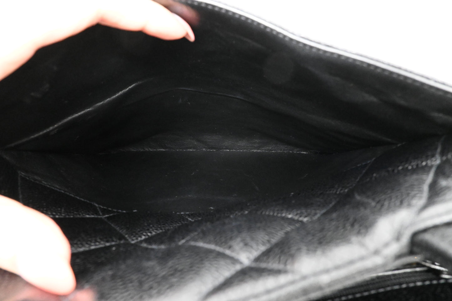 Chanel Tote Bag in Black Caviar Leather