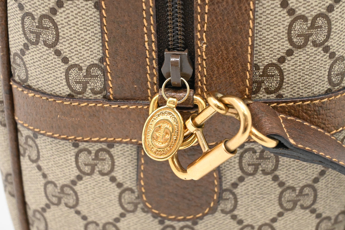 Gucci Boston Bag in GG Supreme Canvas