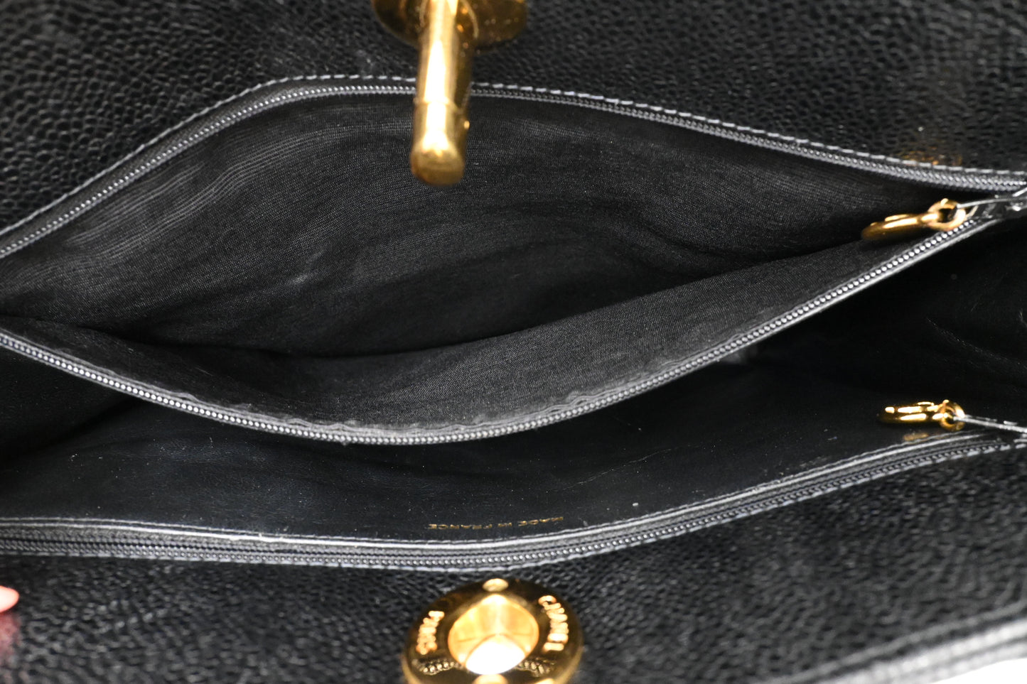 Chanel Tote Bag in Black Caviar Leather