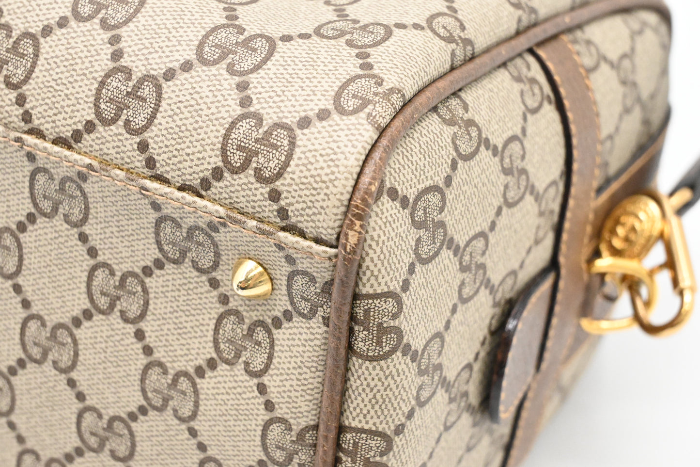 Gucci Boston Bag in GG Supreme Canvas