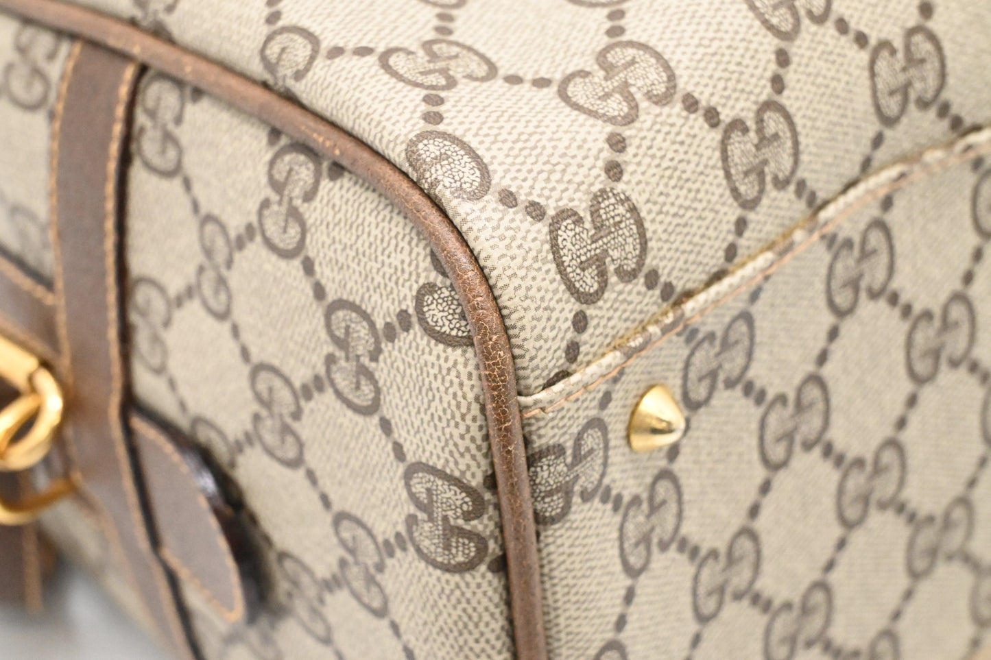 Gucci Boston Bag in GG Supreme Canvas