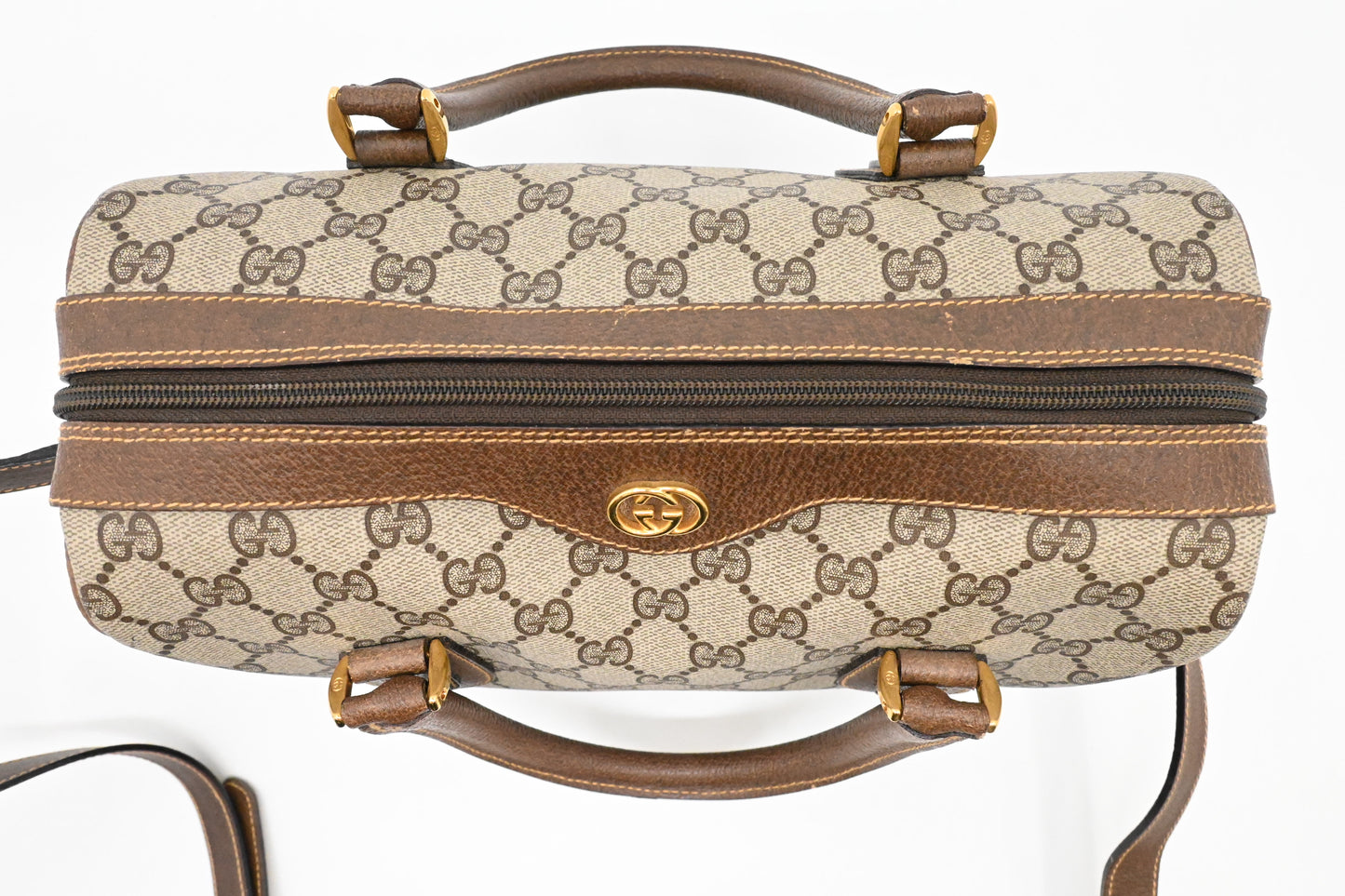 Gucci Boston Bag in GG Supreme Canvas