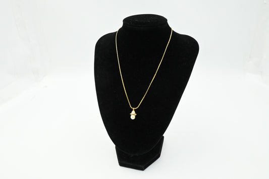 Dior Pearl Rhinestone Necklace