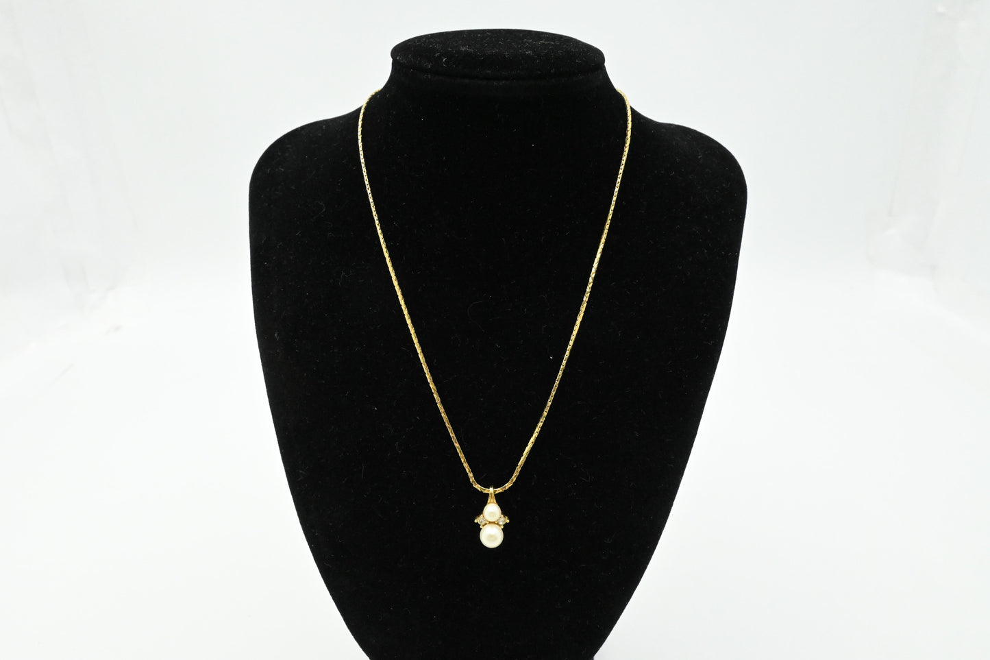 Dior Pearl Rhinestone Necklace