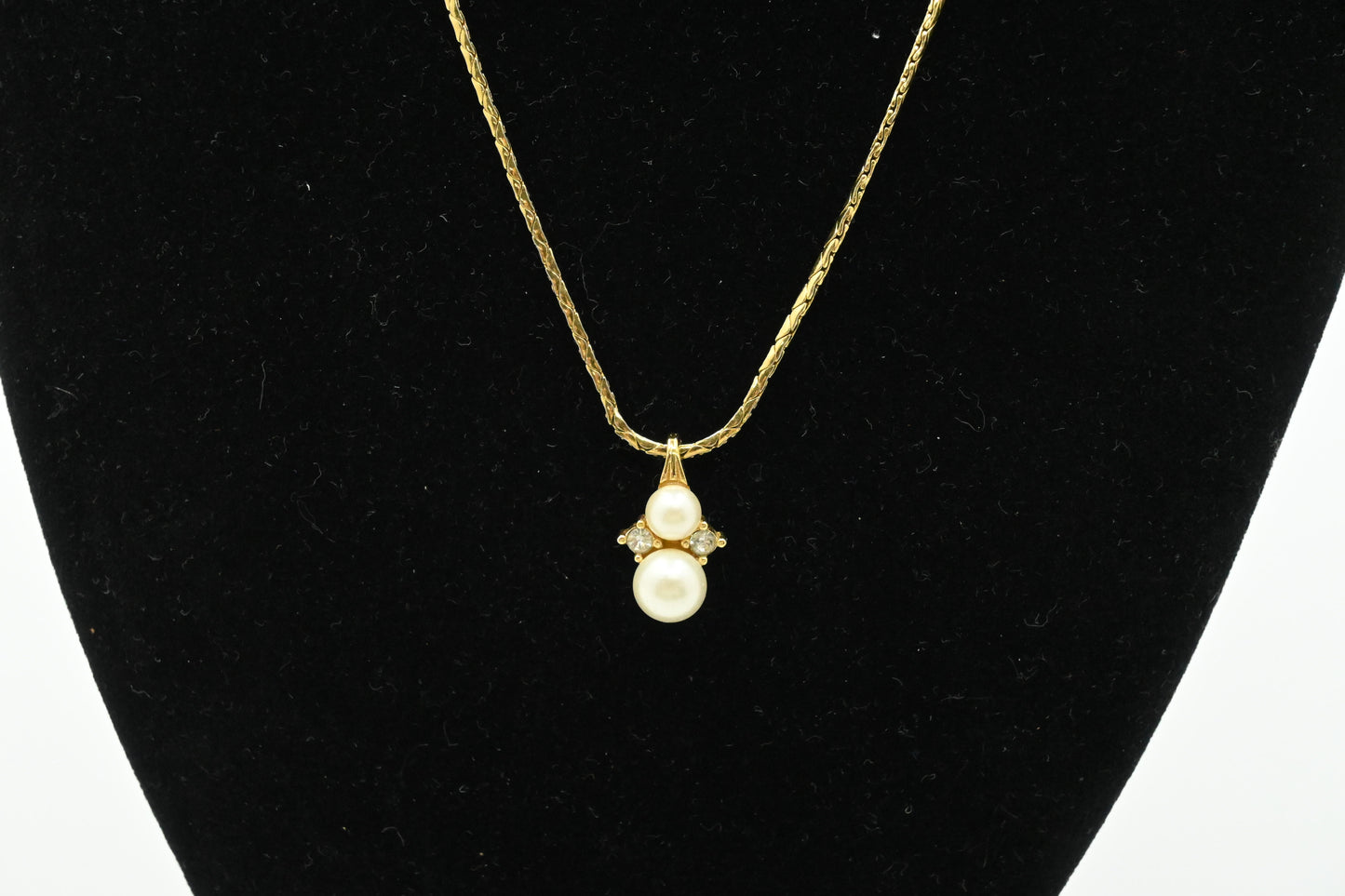 Dior Pearl Rhinestone Necklace