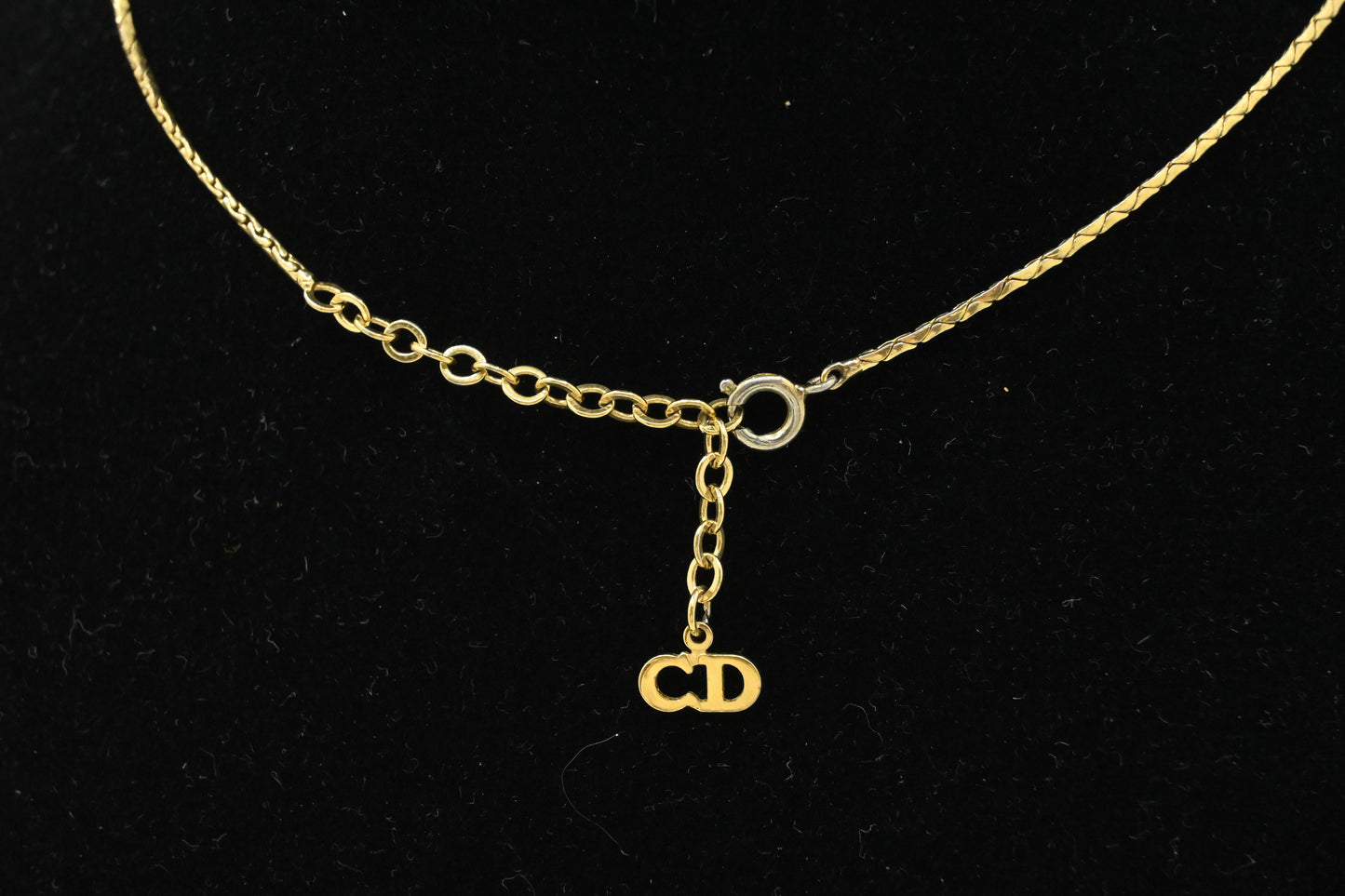 Dior Pearl Rhinestone Necklace