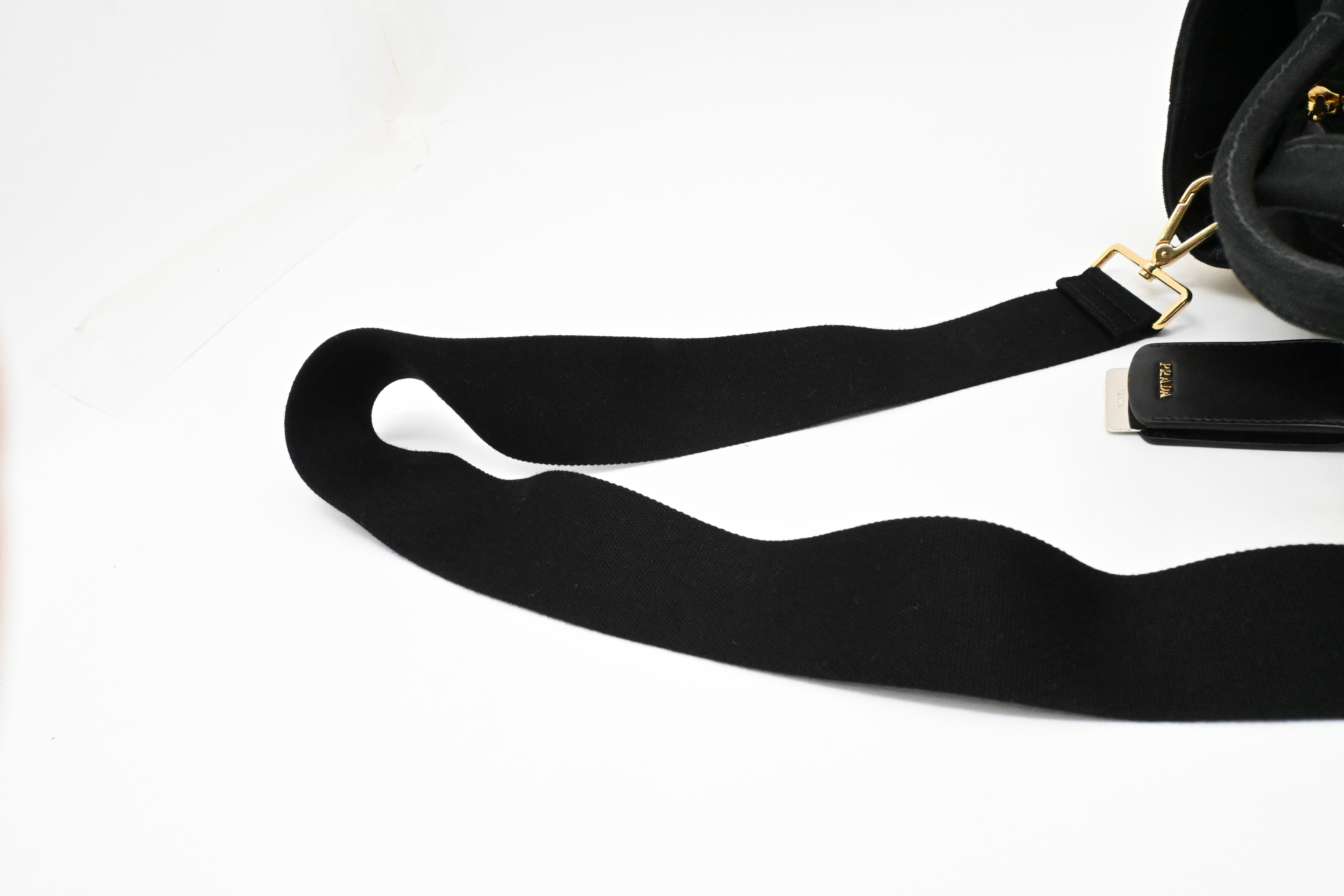 Prada Midollino Canapa Wicker in Black Canvas – Weekly Lux Drop