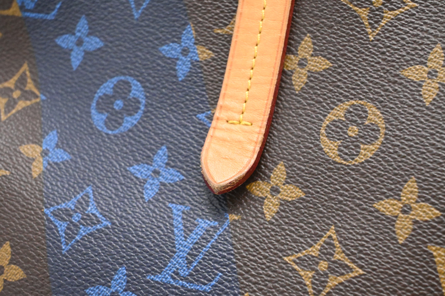 Louis Vuitton Cabas NS in V Blue Monogram
