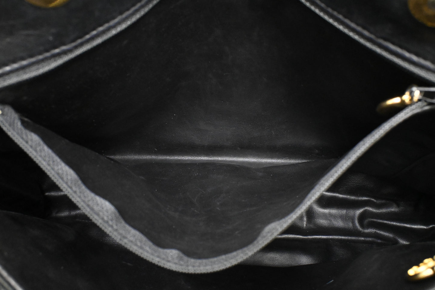 Chanel Shoulder Bag in Black Mattelassé Leather