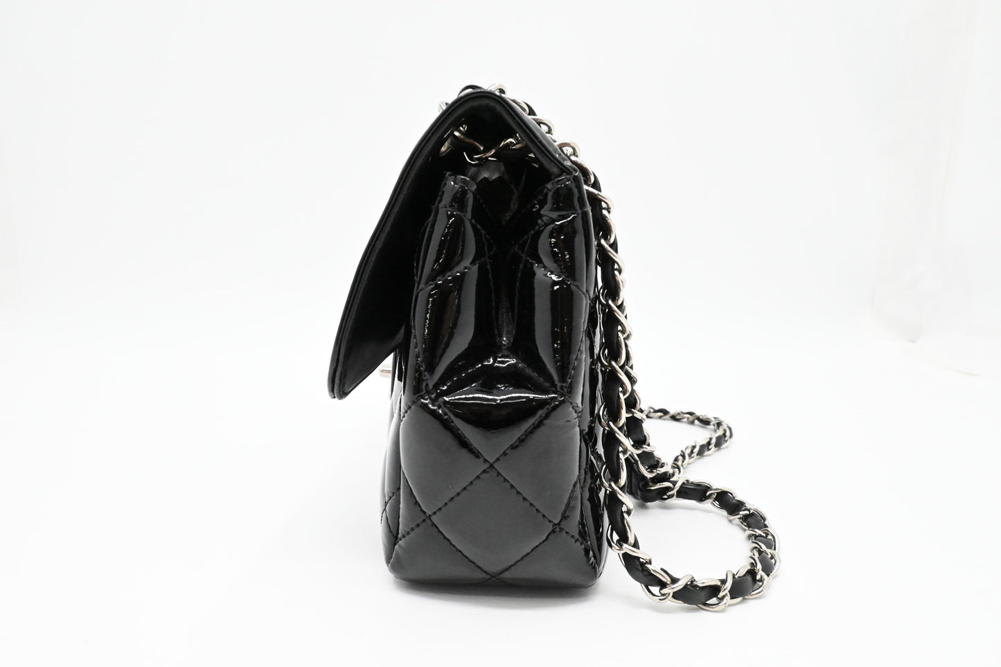Chanel Coco Shine Flap Bag in Black Patent Leather