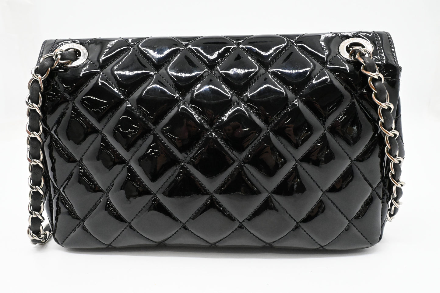 Chanel Coco Shine Flap Bag in Black Patent Leather