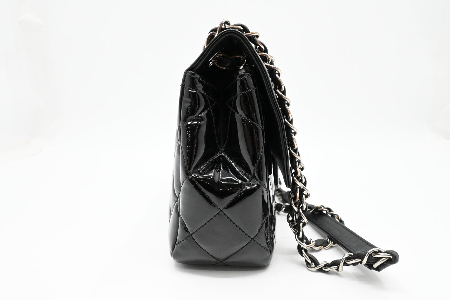 Chanel Coco Shine Flap Bag in Black Patent Leather