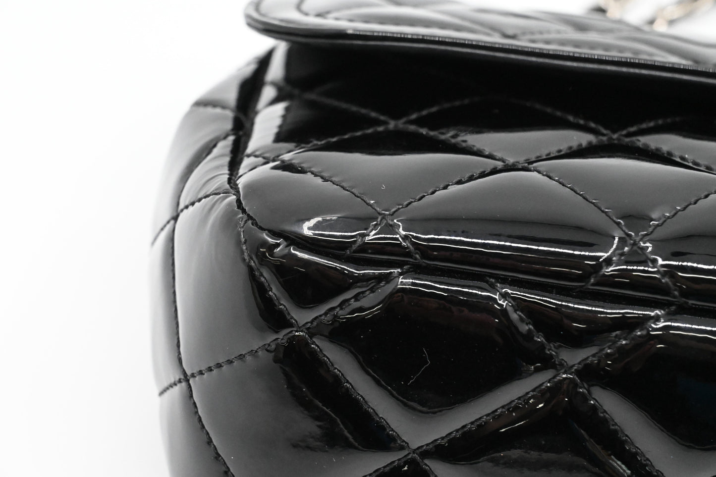 Chanel Coco Shine Flap Bag in Black Patent Leather