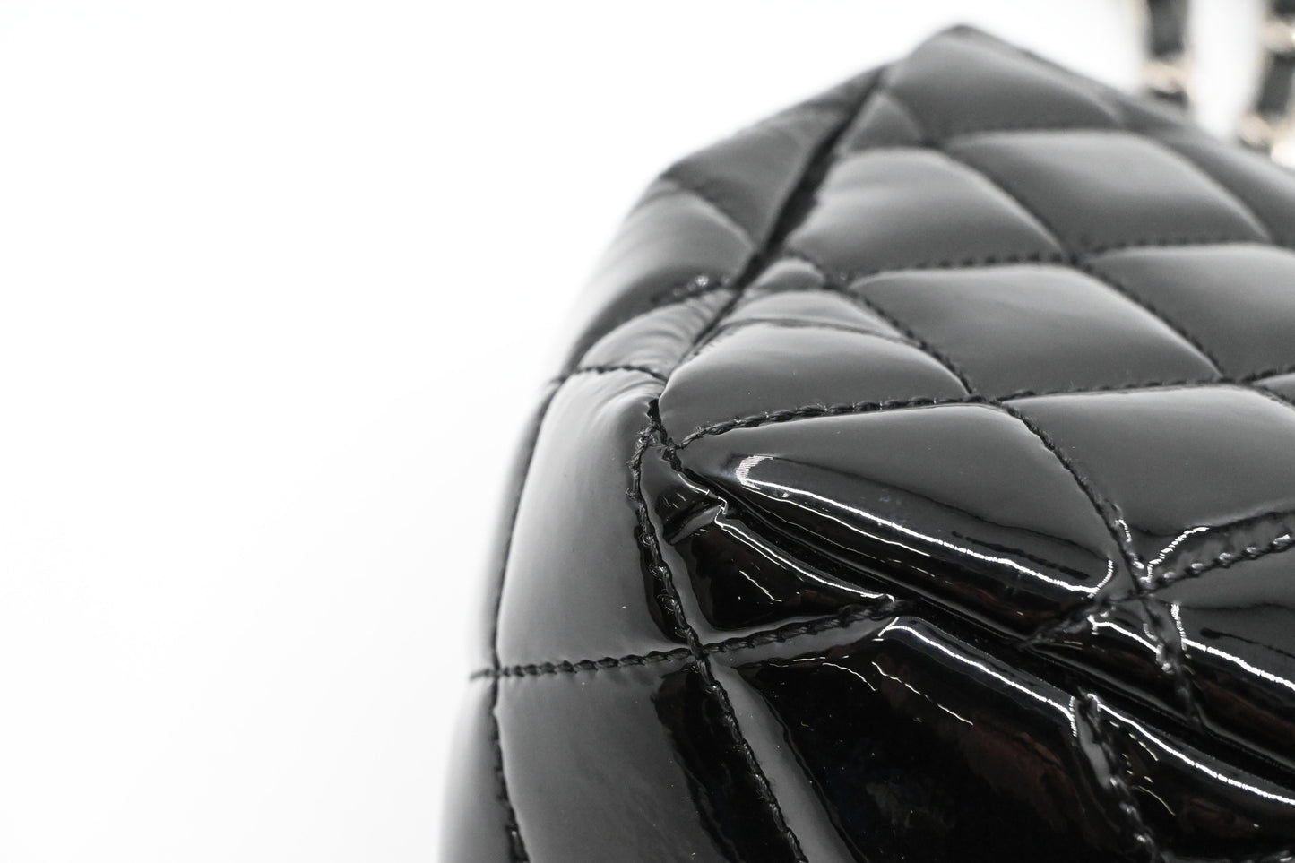 Chanel Coco Shine Flap Bag in Black Patent Leather