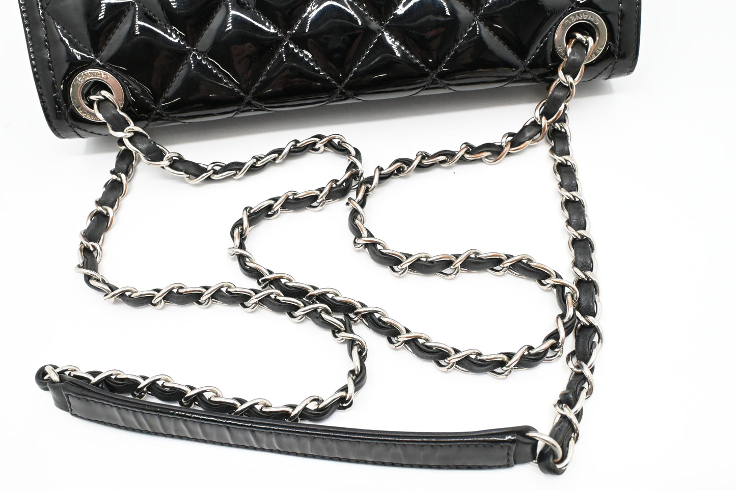 Chanel Coco Shine Flap Bag in Black Patent Leather