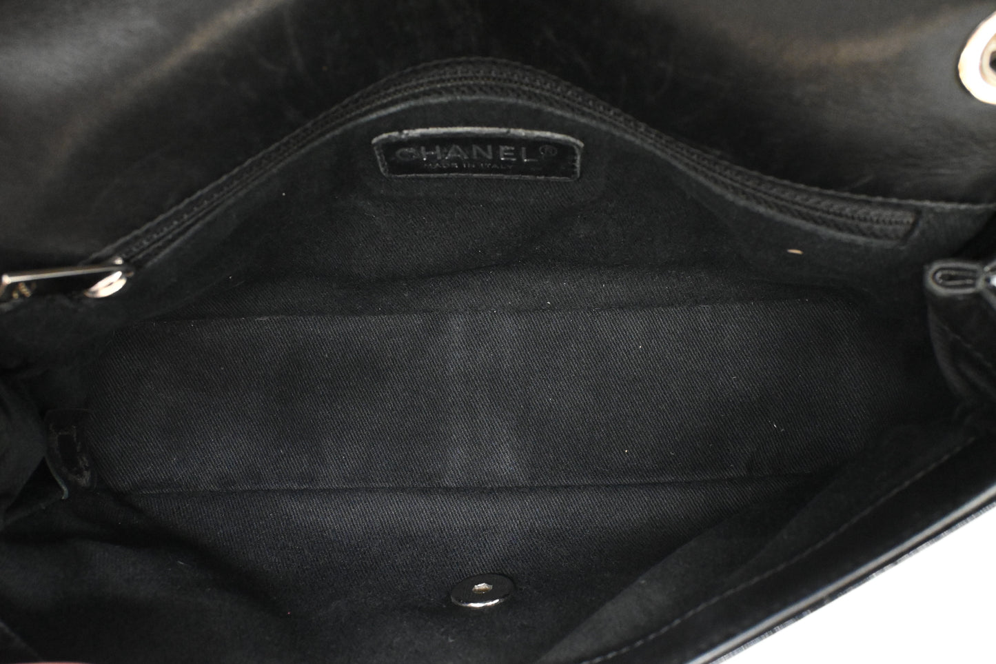 Chanel Coco Shine Flap Bag in Black Patent Leather