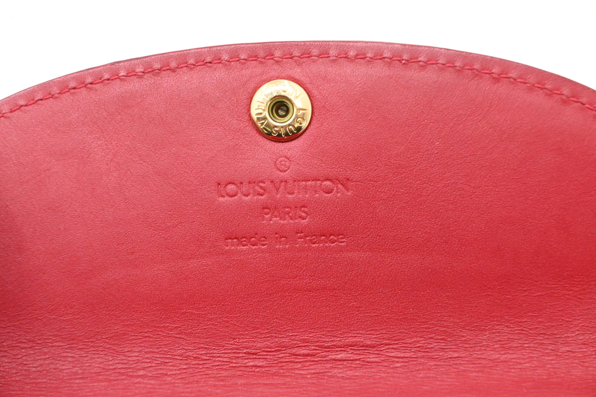 Louis Vuitton Envelope Pouch in Red Vernis Leather