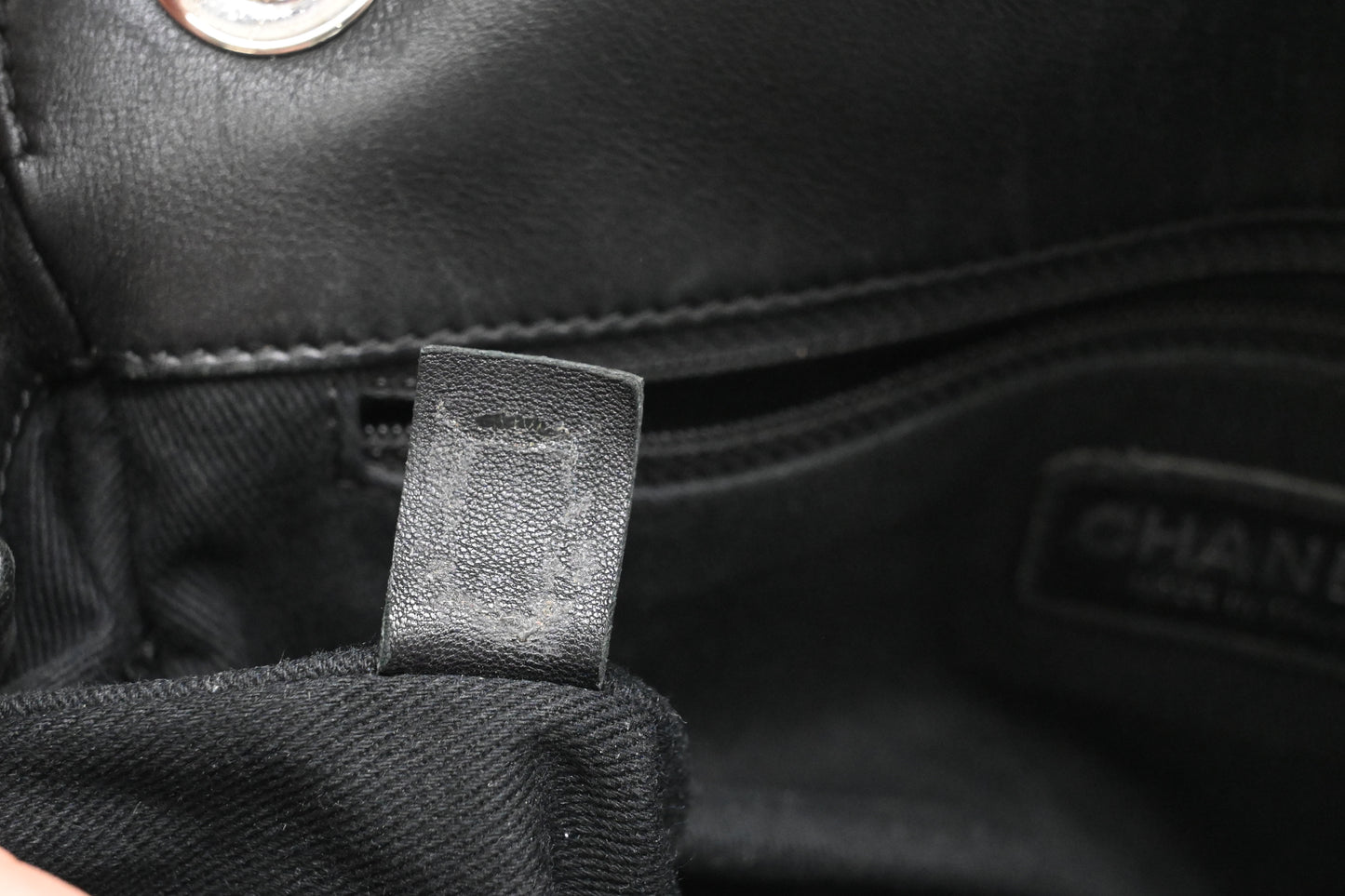 Chanel Coco Shine Flap Bag in Black Patent Leather