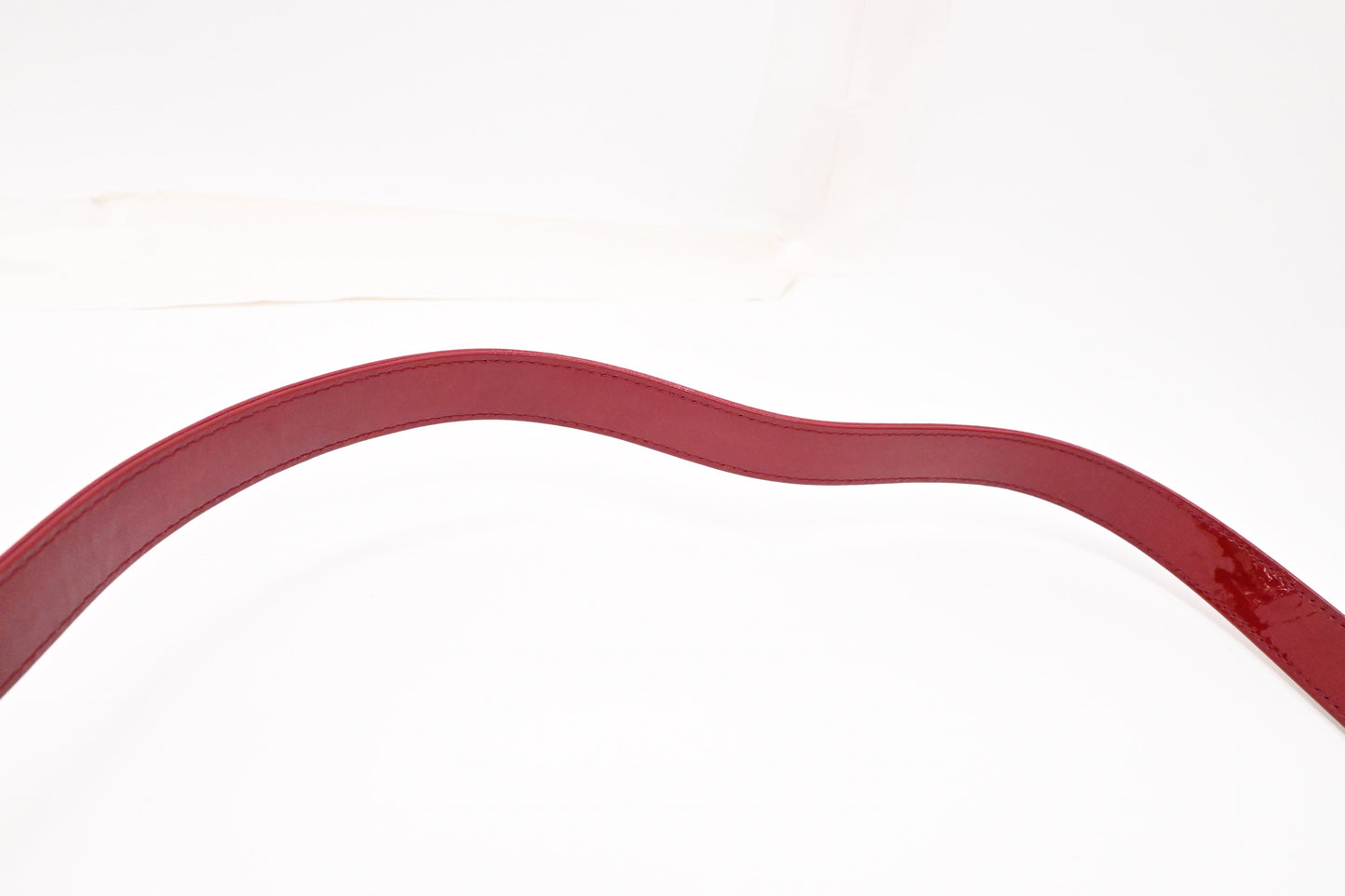 Dior Medium Lady Dior in Dark Red Cannage Patent Leather