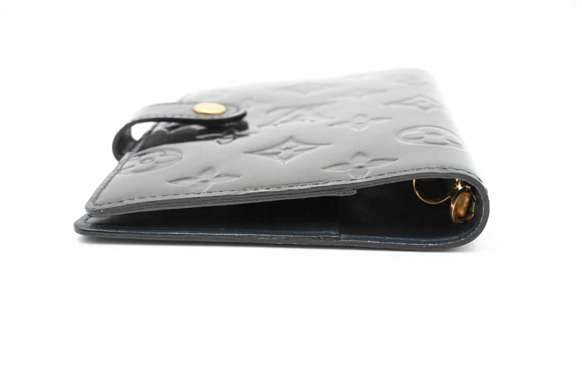 Louis Vuitton Agenda PM in Dark Green Vernis Leather